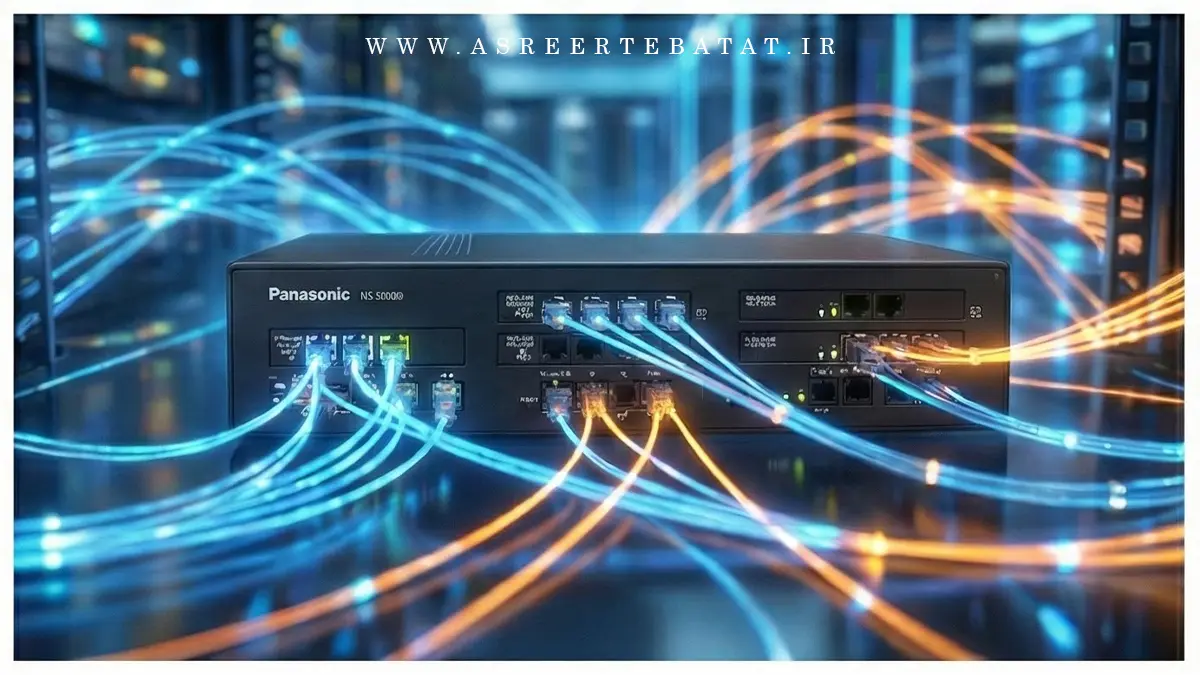 مسیر دهی تماس و تنظیمات فعالسازی تلفن گویا سانترال ns500