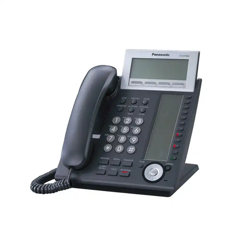KX-NT366-asreertebatat.webp تلفن سانترال تحت شبکه پاناسونیک KX-NT366 (کارکرده) - تصویر 2