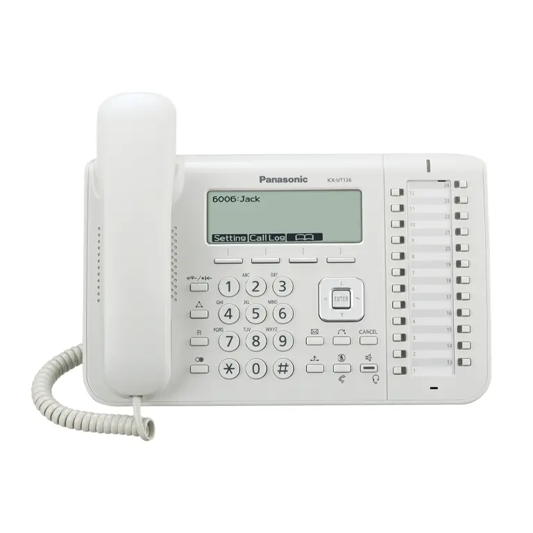 KX-UT136-2.webp تلفن تحت شبکه پاناسونیک KX-UT136 - تصویر 2
