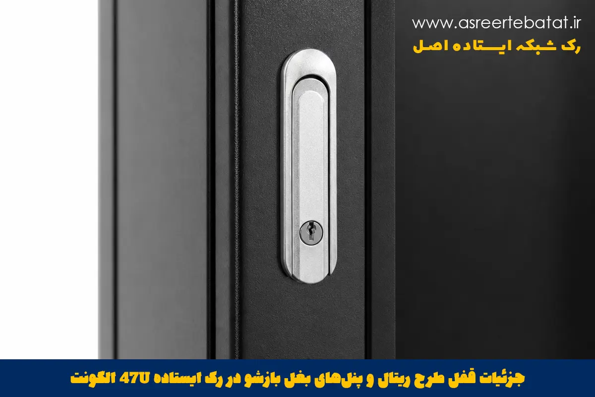 قفل ریتال و پنل بازشو رک 47 یونیت الگونت