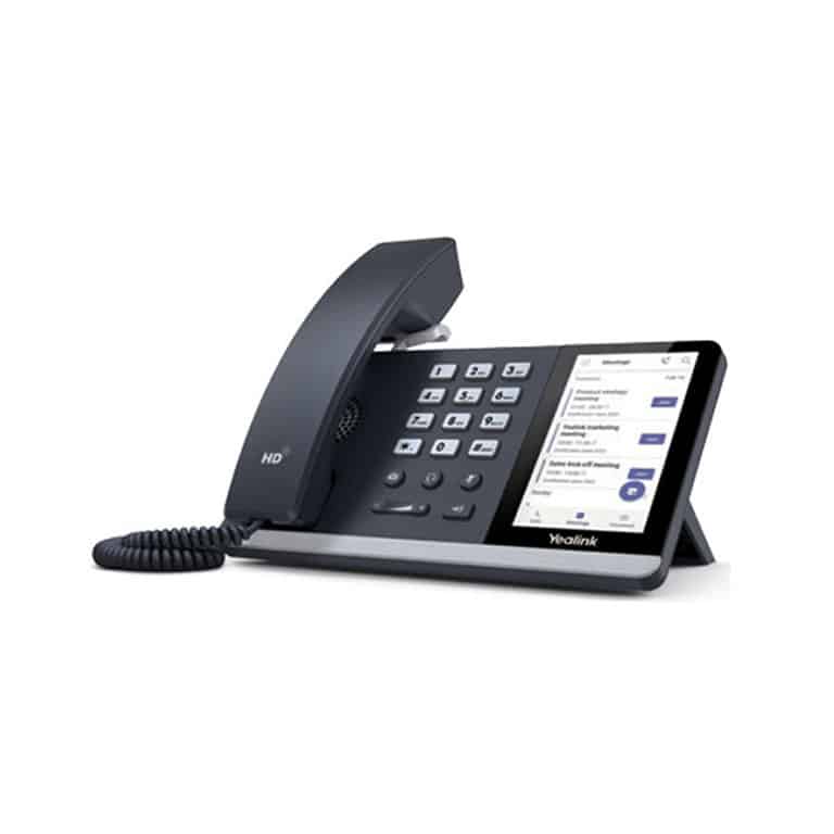 yealink-t55a-android-ip-phone-with-5-inch-capacitive-touch-screen-gigabit-ethernet-usb-opus-codec-embedded-wifi-and-bluetooth.jpg تلفن آی پی رومیزی یالینک مدل T55A - تصویر 2