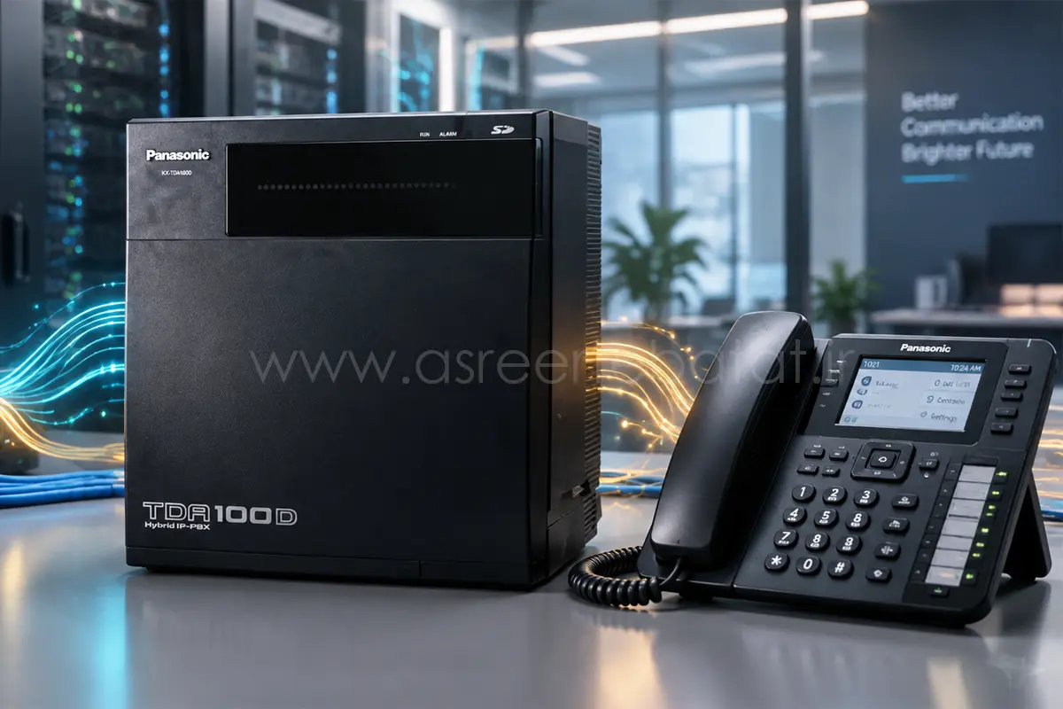 نقد و بررسی دستگاه سانترال پاناسونیک KX-TDA100D هیبریدی با ماژولها و خطوط ارتباطی سازمانی