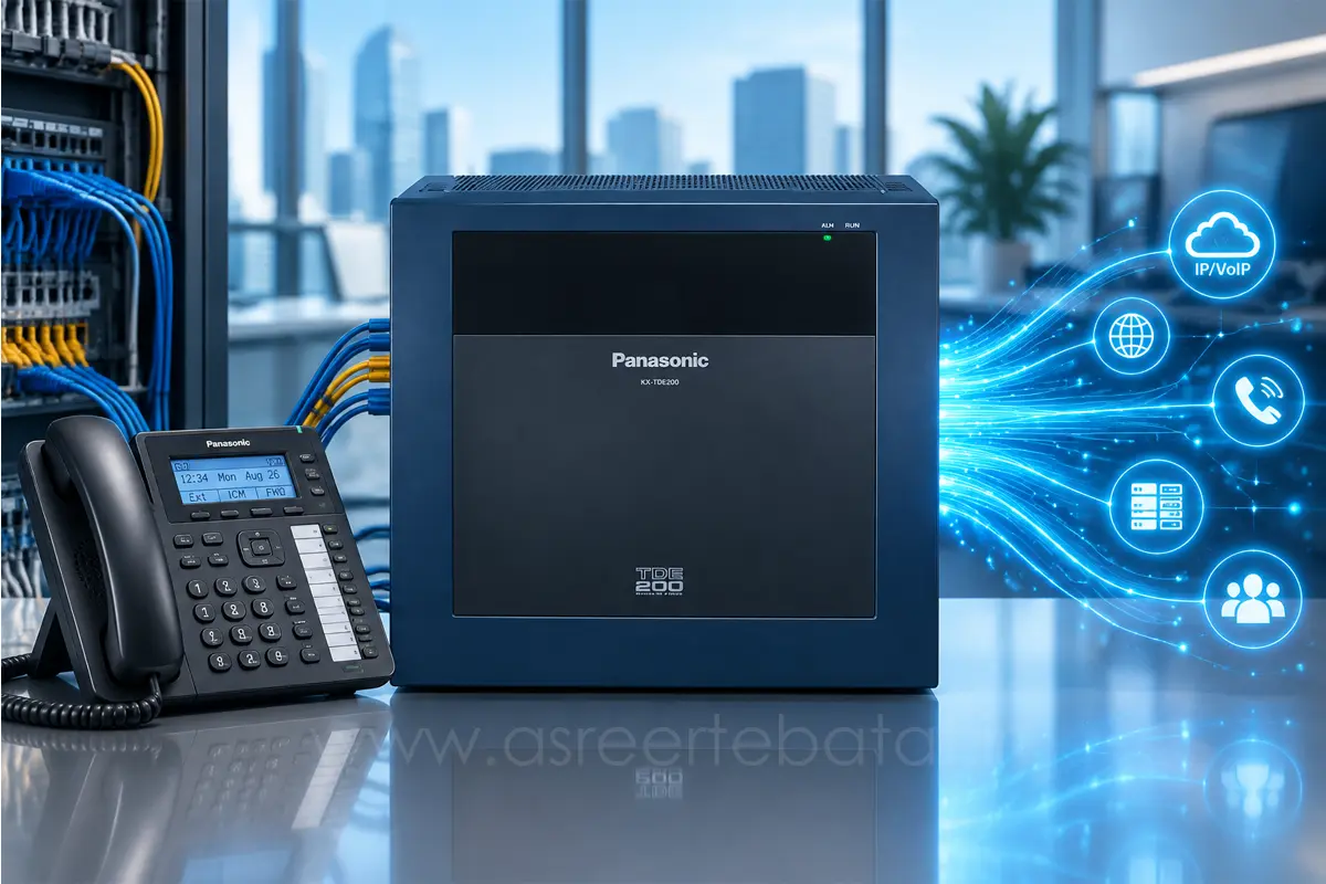 دستگاه سانترال پاناسونیک KX-TDE200 مرکز تلفن تحت شبکه هیبرید