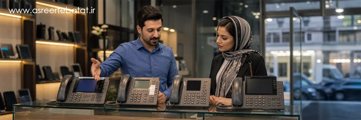 مقایسه سانترال آنالوگ، دیجیتال و IP در فروشگاه