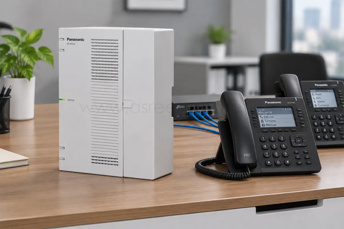 سانترال پاناسونیک KX-HTS32 — سیستم تلفنی هیبریدی برای دفاتر کوچک و متوسط