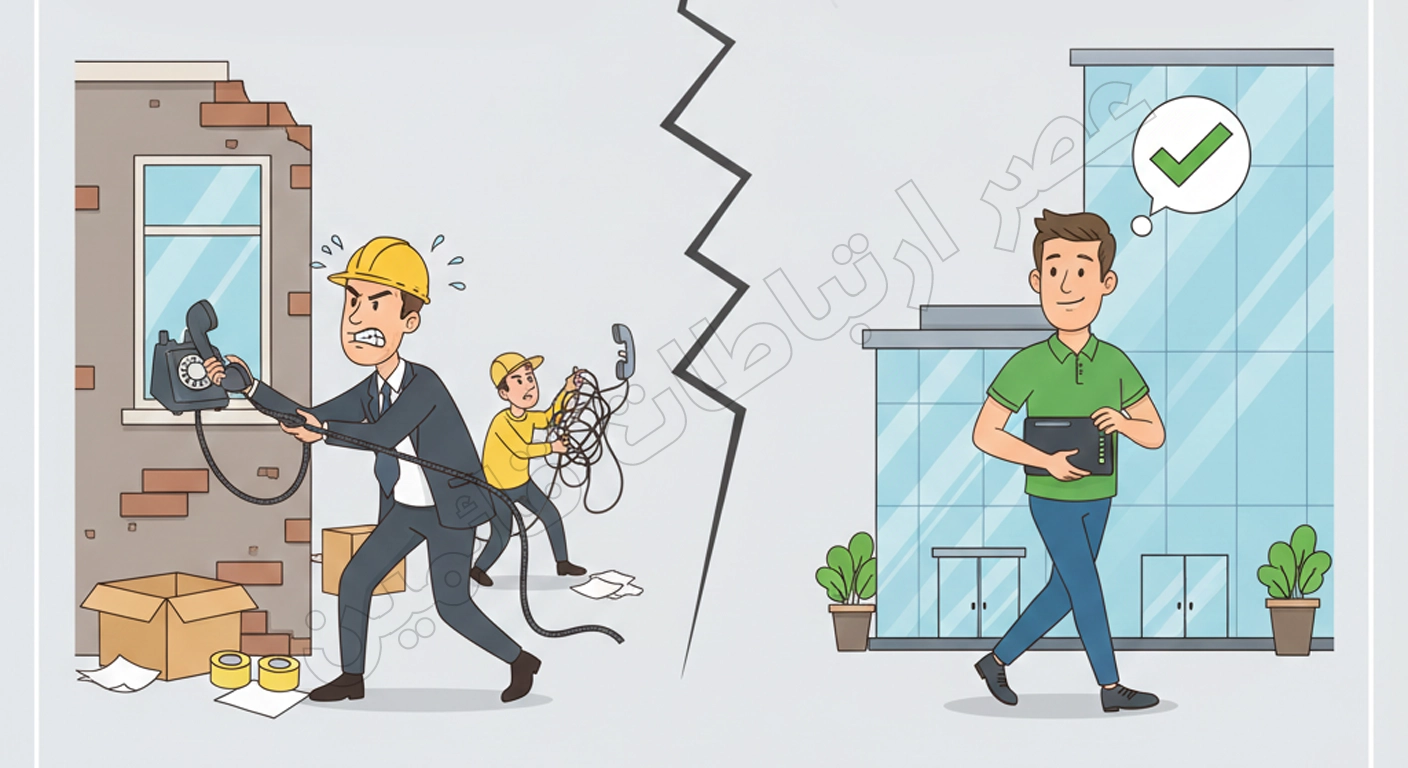 مقایسه ویپ مخابرات با شرکتهای خصوصی (شاتل، آسیاتک)؛ جنگ غولها 2 مشکل انتقال خط تلفن مخابرات هنگام جابجایی دفتر