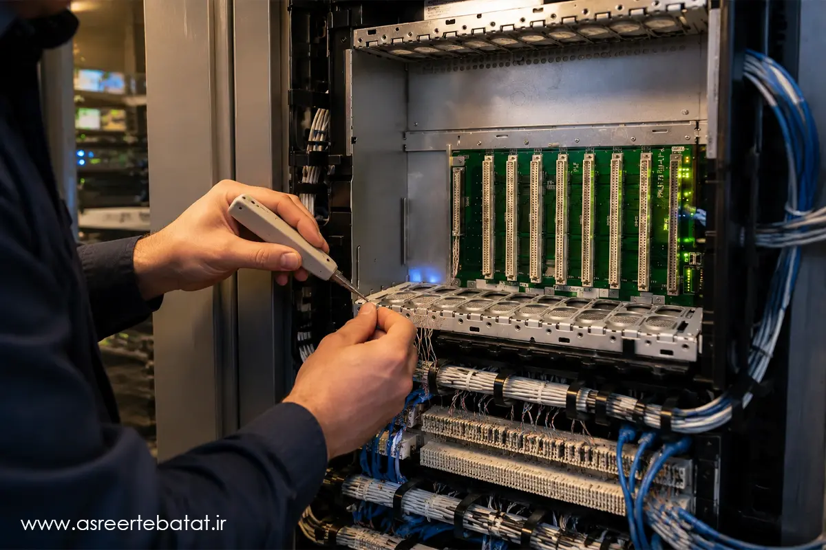 نصب و راهاندازی سانترال TDA100D در محیط اداری