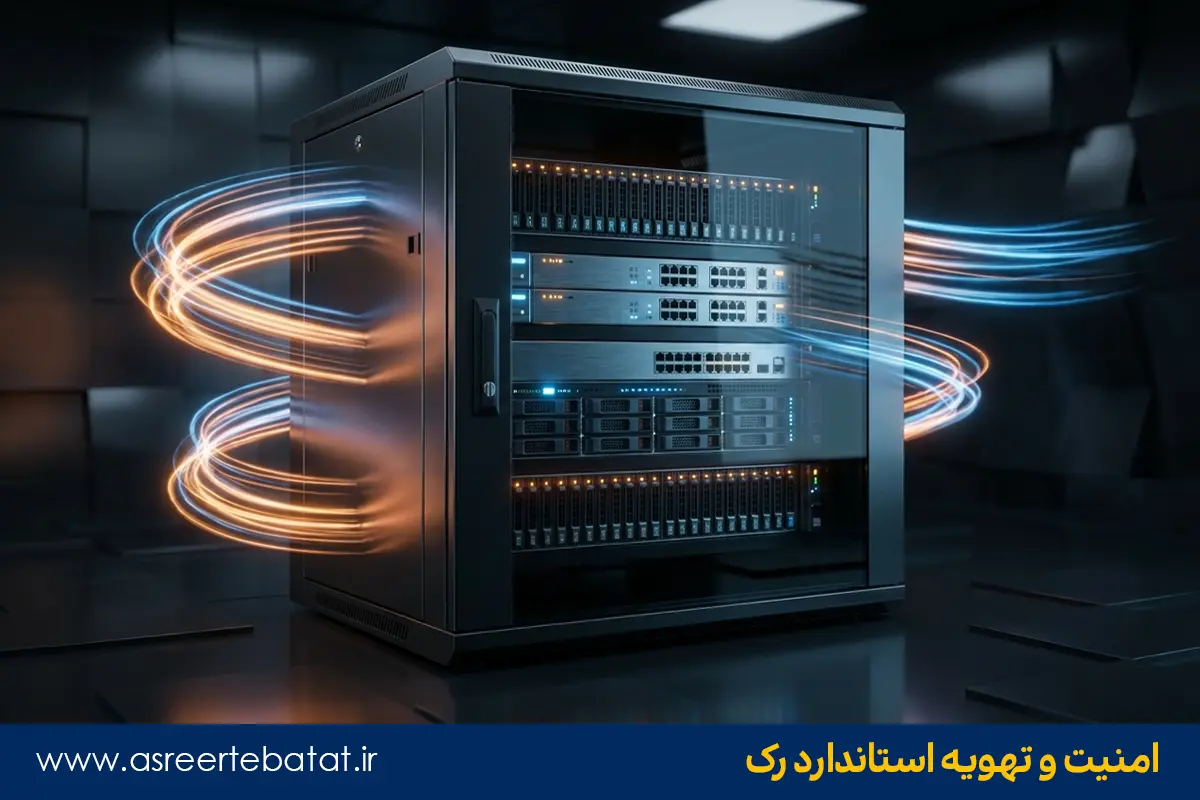 مدیریت امنیت و تهویه هوا در رک شبکه