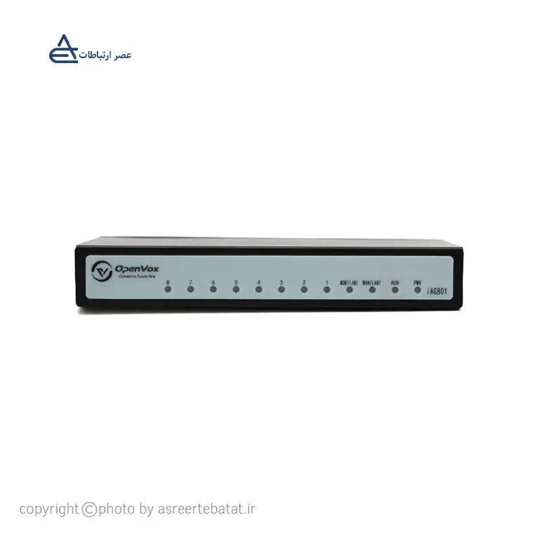 گیت‌وی ویپ ۸ پورت FXS اوپن‌واکس OpenVox iAG801
